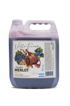 Моносортовое винное сусло MERLOT (красное), 5 кг