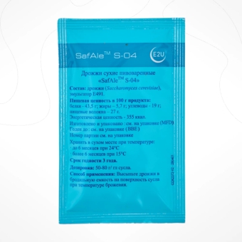 Дрожжи Safale S-04, 11,5 г